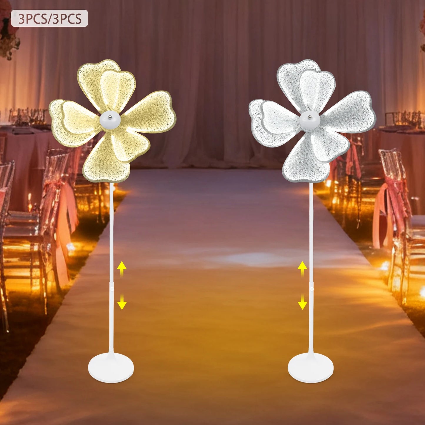 Wedding Flower Floor Lamp 50W LED Pathway Light For Decor