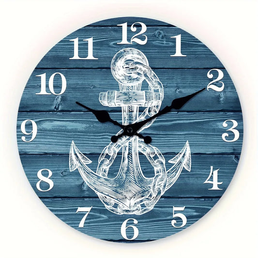 Constantplanet Silent Wooden Wall Clock Featuring Quartz Movement And Analog Dial
