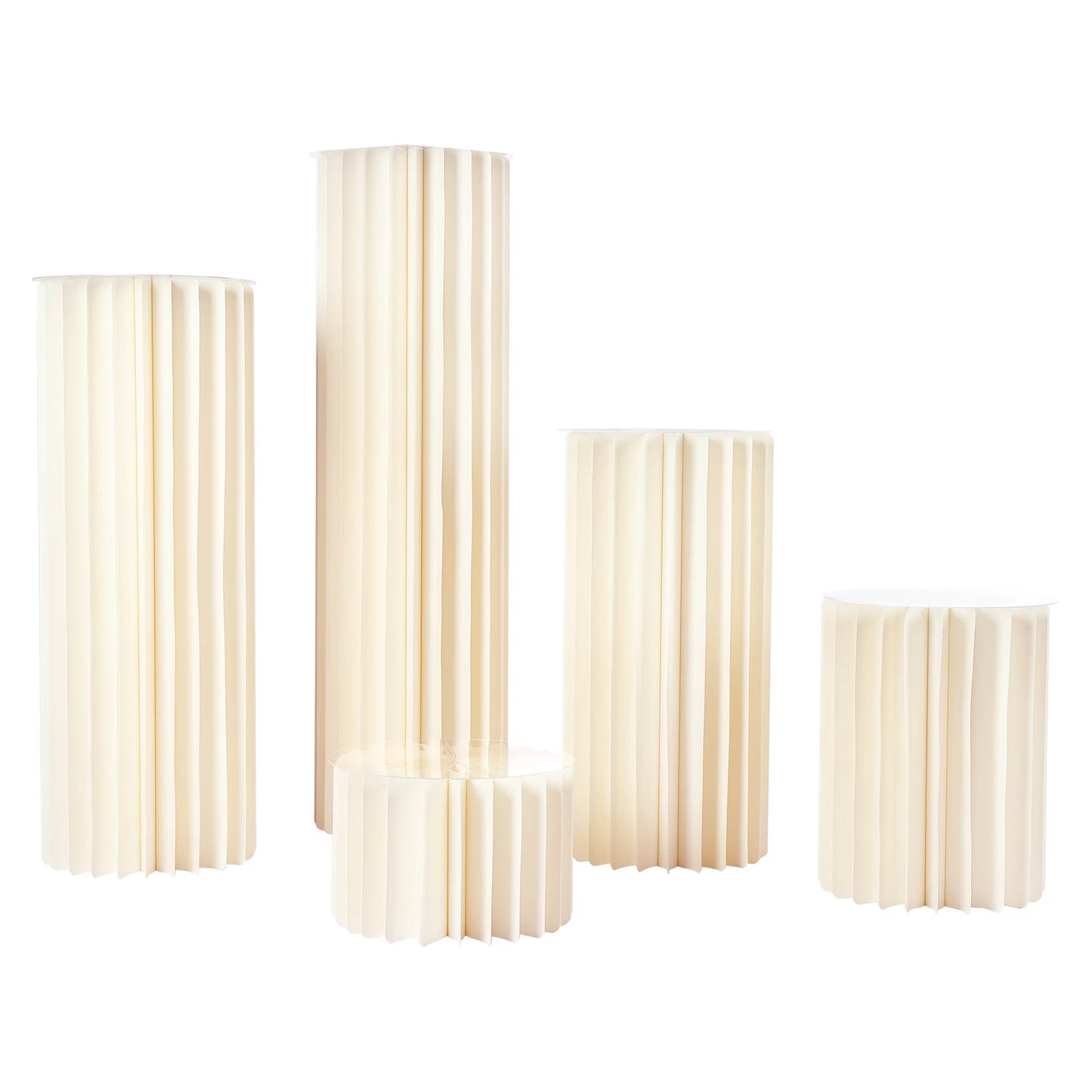 Foldable Cardboard Centerpiece Stands For Wedding Decor