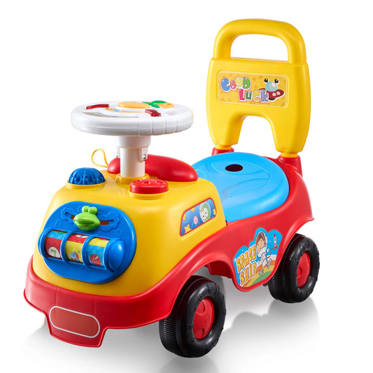 SucceBuy Toddler Ride On Car Sit To Stand With Music
