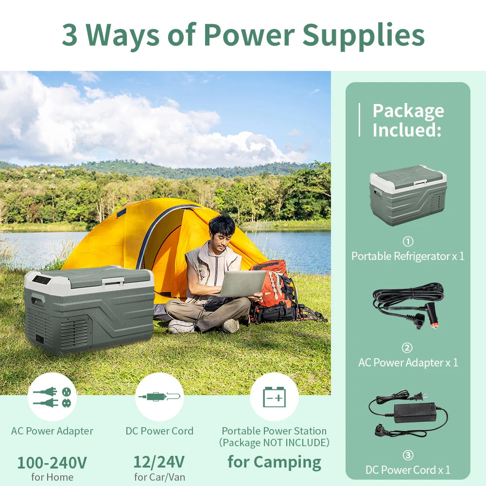 Alpicool NL Series 12V Car Refrigerator Portable Travel Cooler