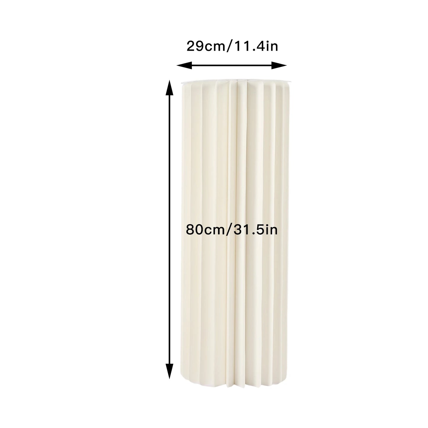 Wedding Centerpieces Cardboard Vases 2 Pack Tall Flower Stands