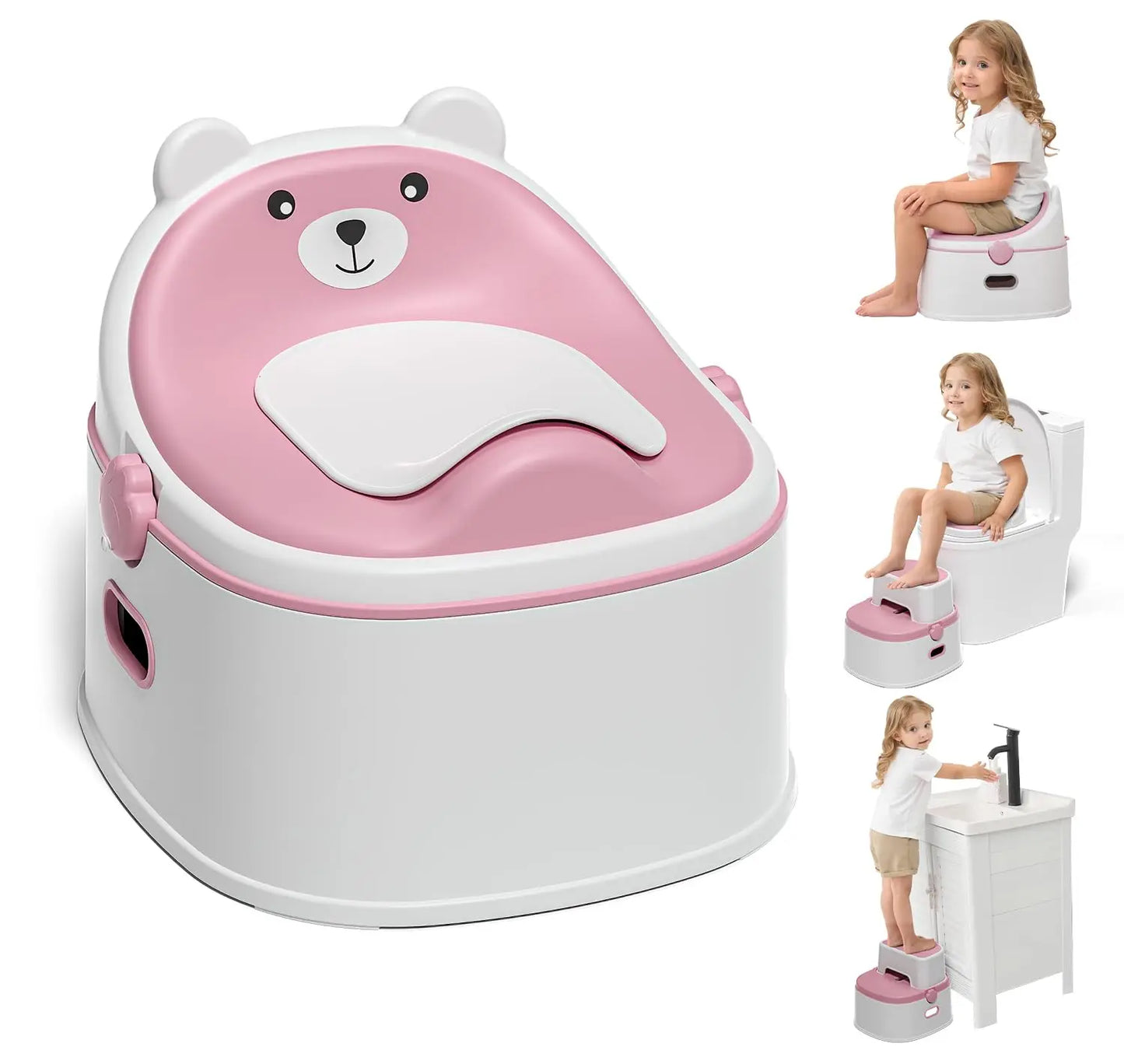 3 In 1 Portable Potty Training Toilet Seat And Toddler Step Stool