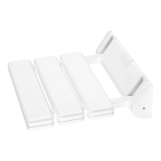 Aluminum Alloy Folding Shower Seat Wall-Mounted Waterproof Bath Bench