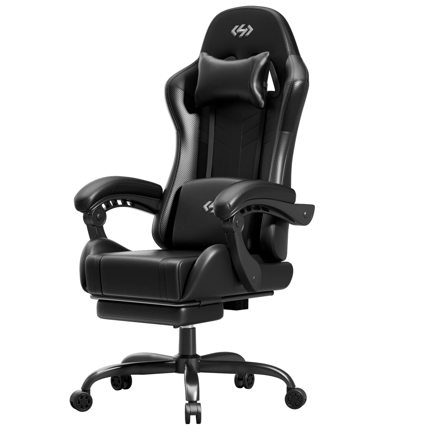 FRODROVIA Ergonomic Gaming Chair With Lumbar Massage And Footrest